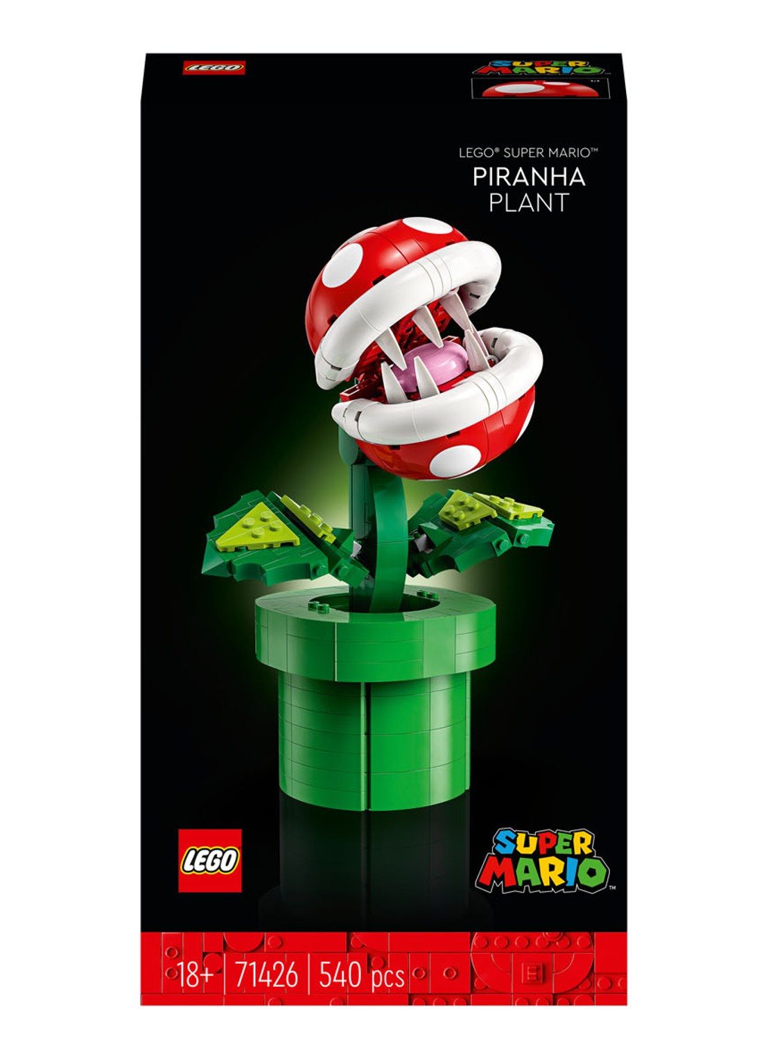 LEGO Super Mario Piranha plant - 71426 - voorkant 5 multicolor