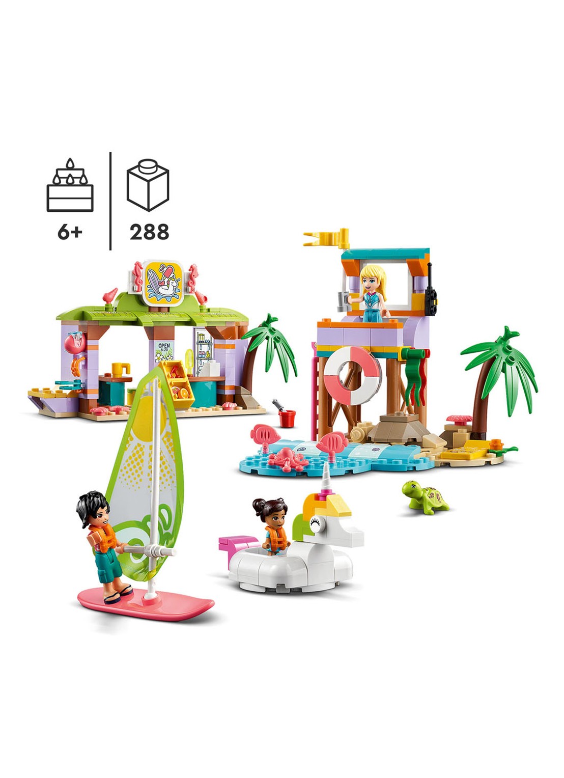 LEGO Surfer strandplezier - 41710 - detail 2 multicolor