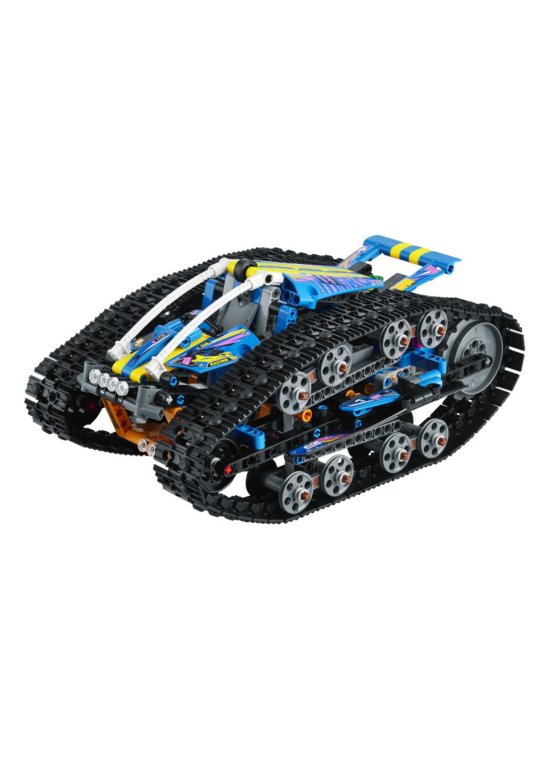 LEGO Technic App RC Transformatie Auto set - 42140 - voorkant 7 multicolor