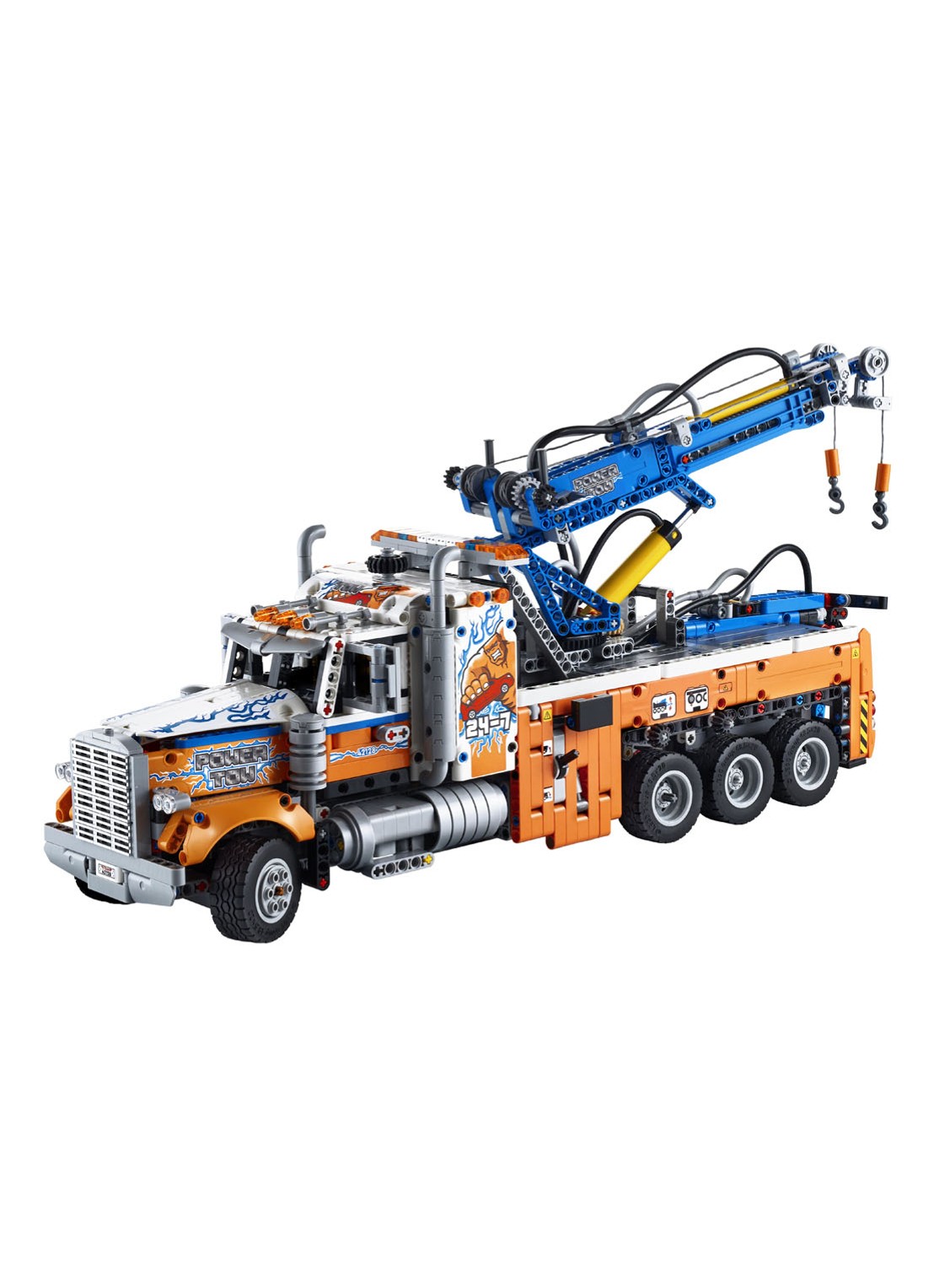 LEGO Technic Robuuste sleepwagen - 42128 - voorkant 2 oranje