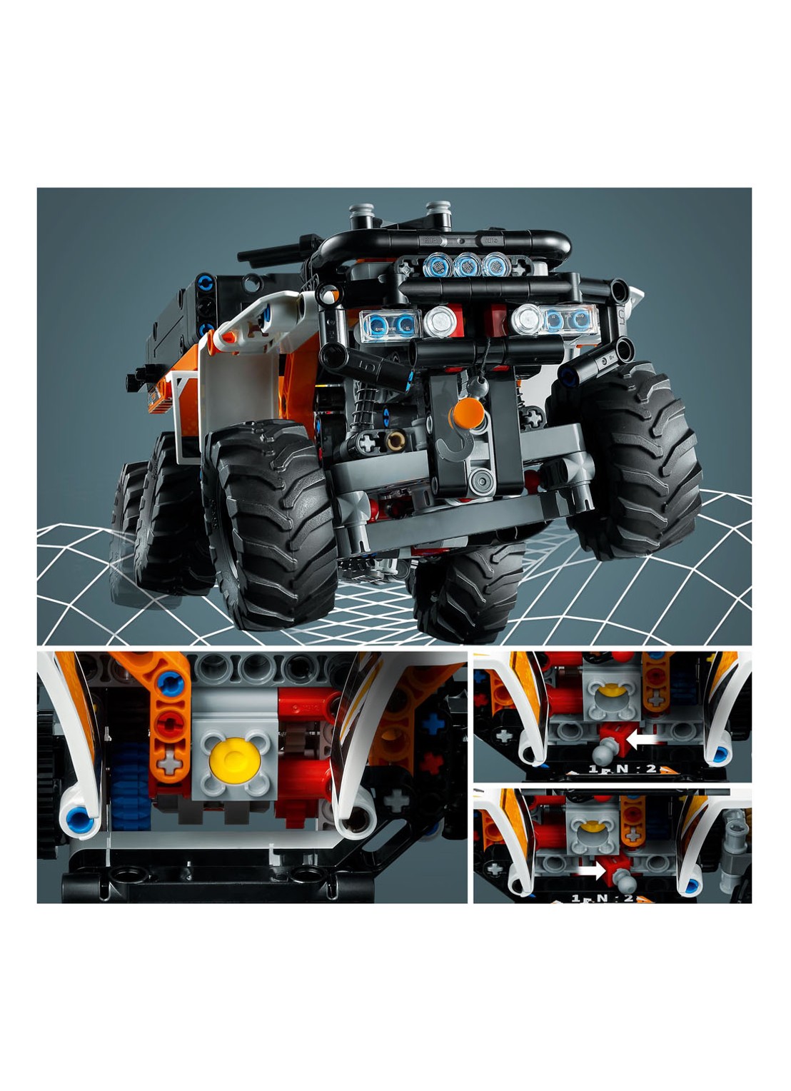 LEGO Technic terreinwagen vrachtwagen set - 42139 - detail 2 multicolor