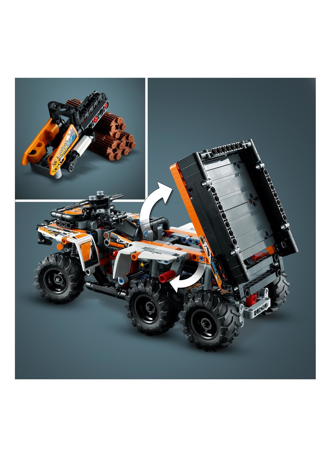 LEGO Technic terreinwagen vrachtwagen set - 42139 - detail 3 multicolor