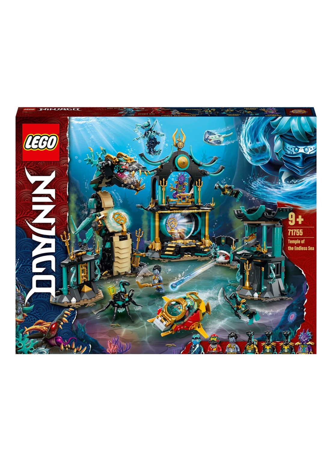 LEGO Tempel van de Eindeloze Zee set - 71755 - voorkant multicolor