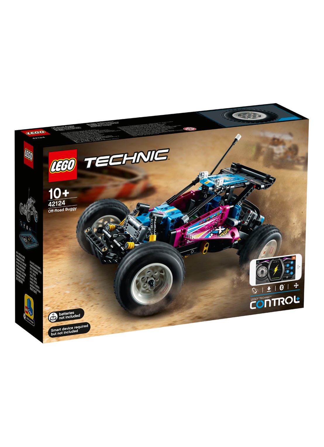 LEGO Terreinbuggy - 42124 - voorkant fuchsia