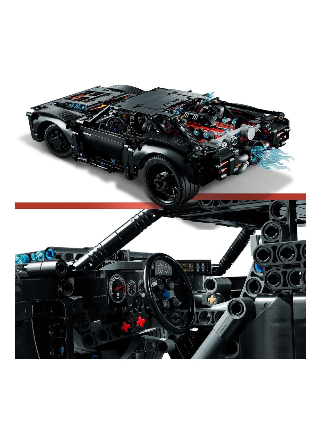 LEGO The Batman Batmobile - 42127 - detail 3 multicolor