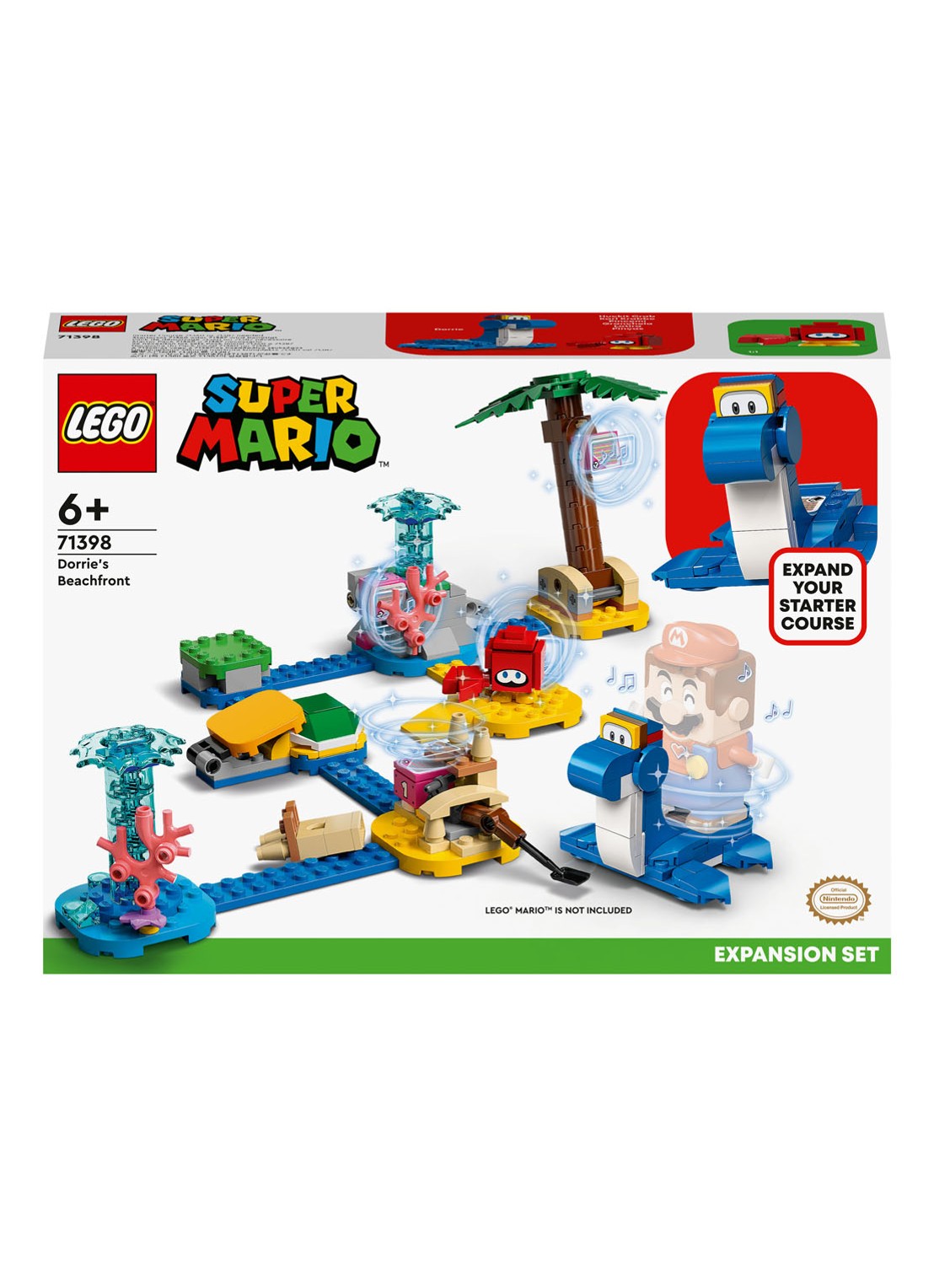 LEGO Uitbreidingsset Dorries Strandboulevard bouwspeelgoed - 71398 - voorkant multicolor