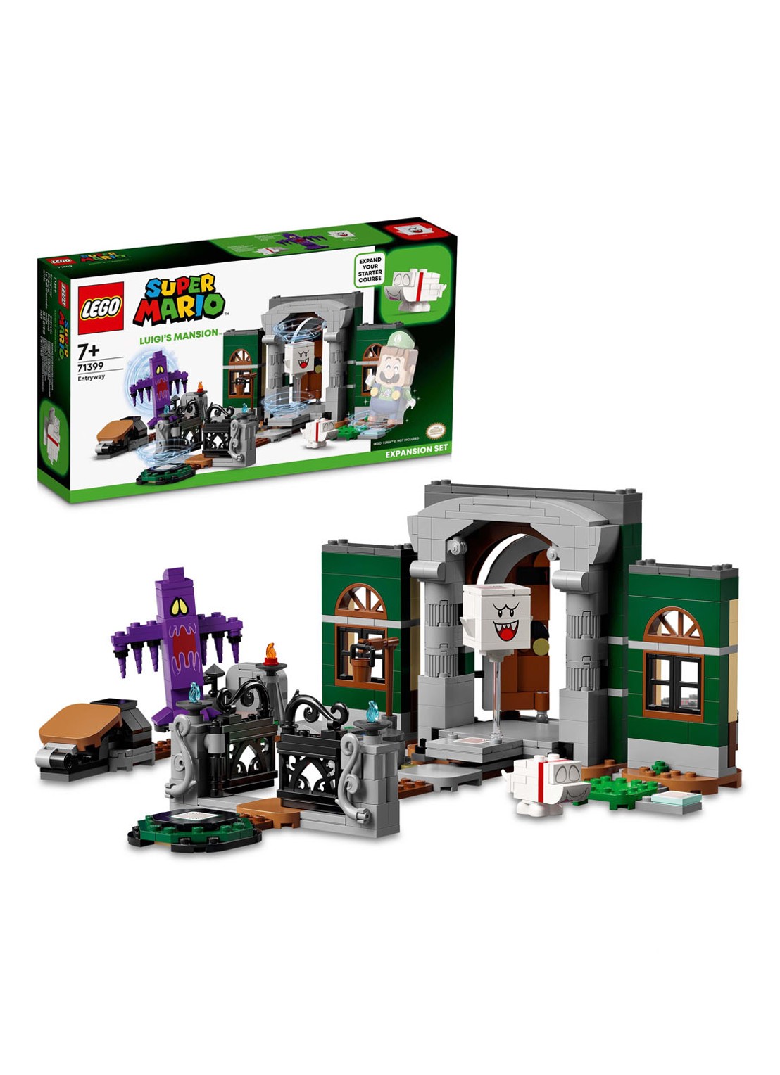 LEGO Uitbreidingsset Luigi’s Mansion-hal bouwspeelgoed - 71399 - detail multicolor