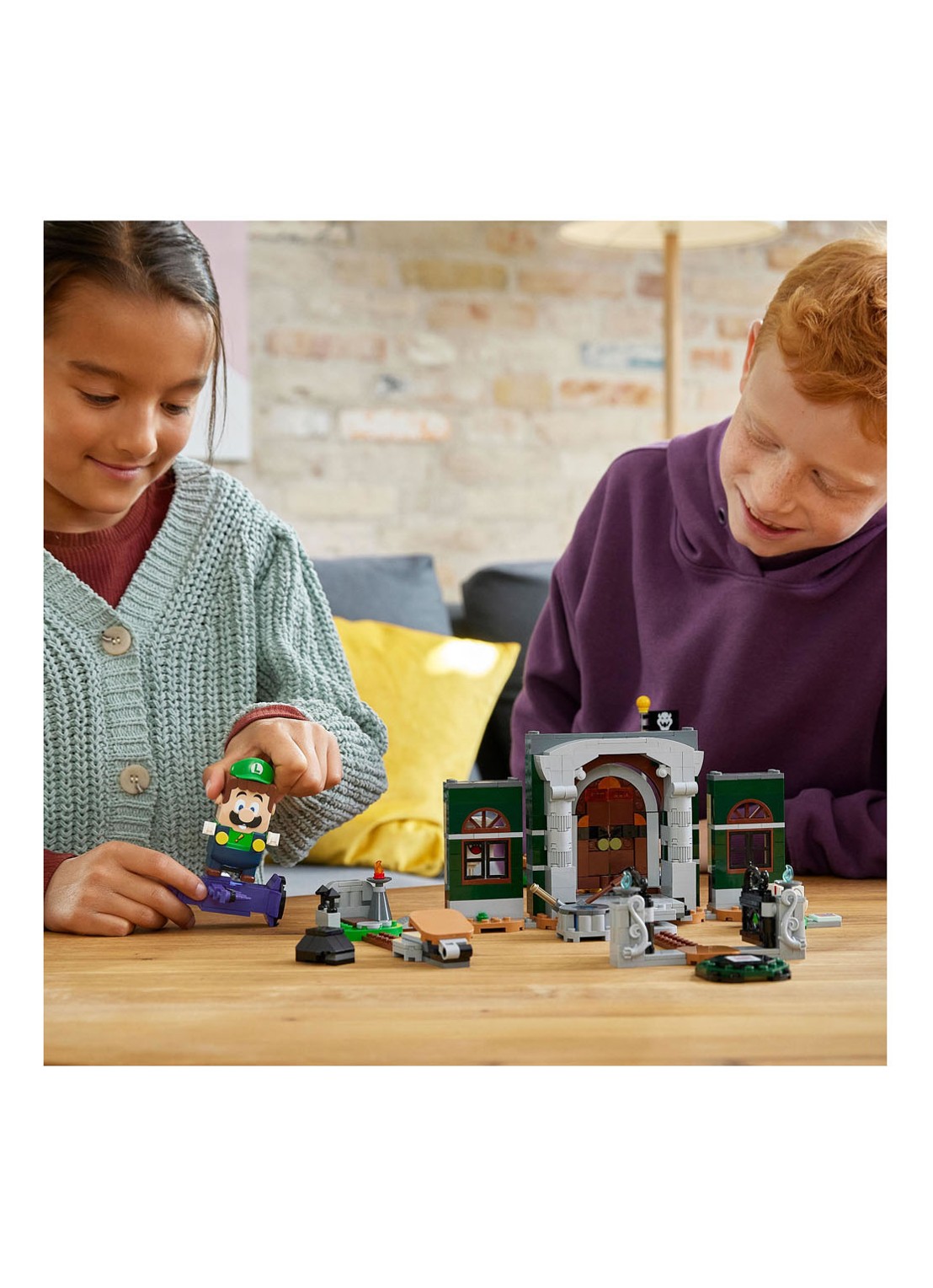 LEGO Uitbreidingsset Luigi’s Mansion-hal bouwspeelgoed - 71399 - detail 4 multicolor