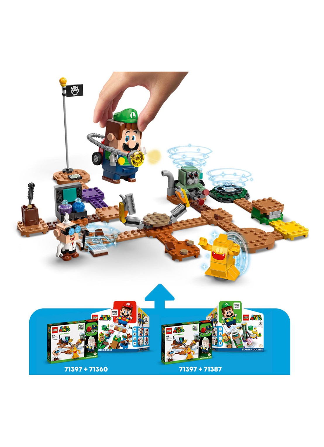 LEGO Uitbreidingsset Luigi’s Mansion-lab en Spookzuiger bouwspeelgoed - 71397 - detail 4 multicolor