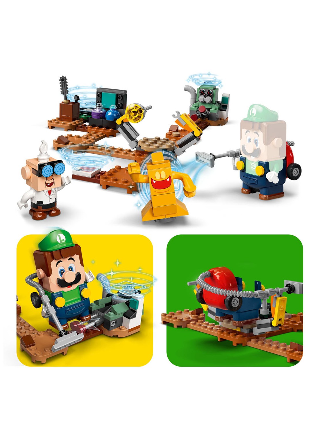 LEGO Uitbreidingsset Luigi’s Mansion-lab en Spookzuiger bouwspeelgoed - 71397 - detail 5 multicolor