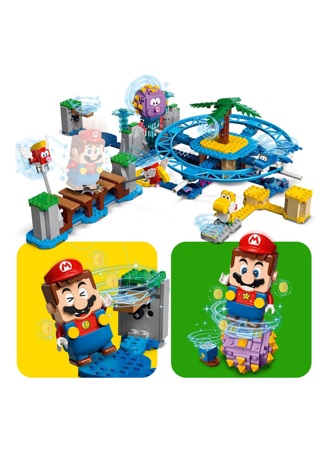 LEGO Uitbreidingsset Reuzen-Urchins Strandattractie bouwspeelgoed - 71400 - detail 4 multicolor