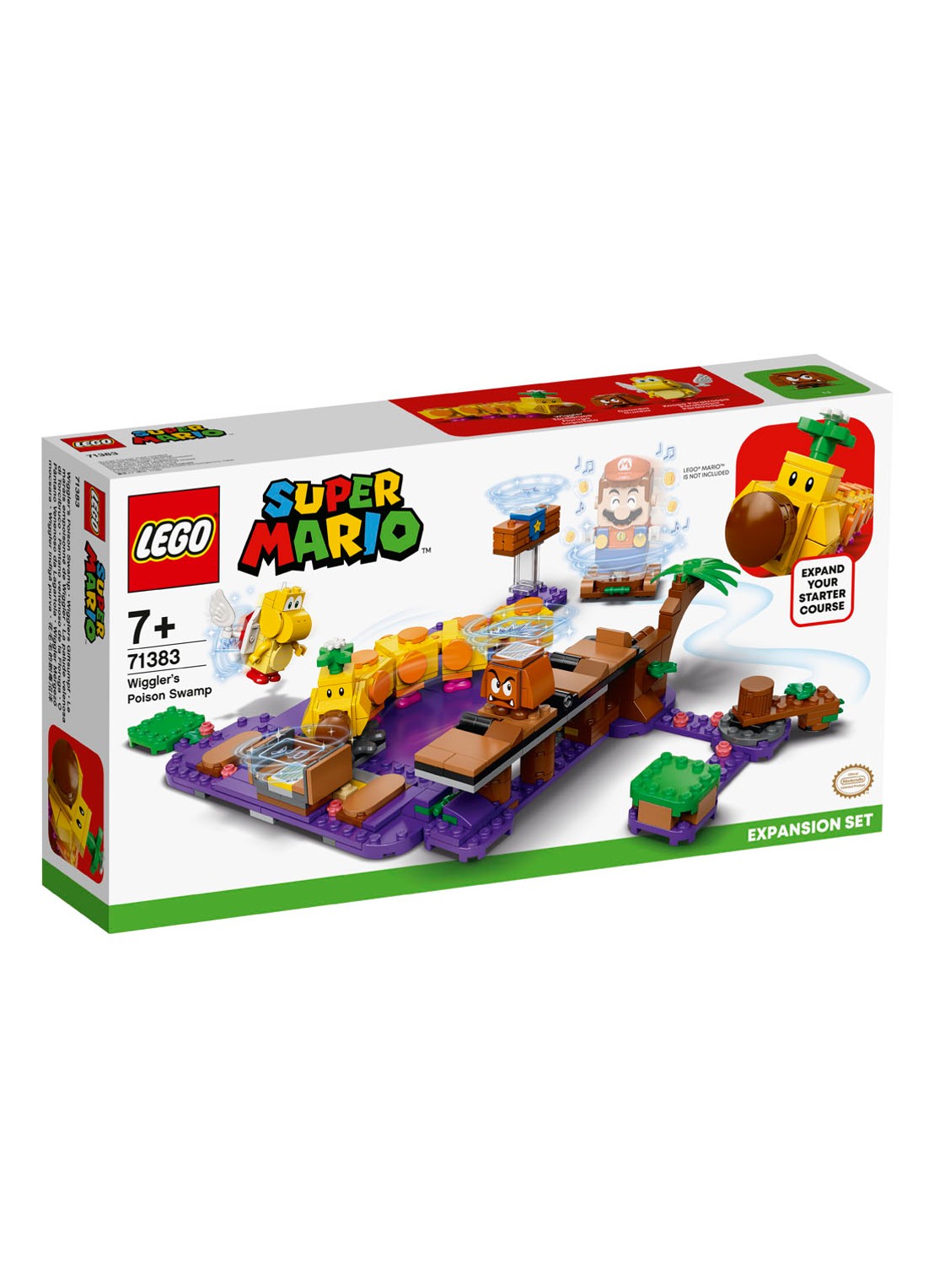 LEGO Uitbreidingsset: Wigglers giftige moeras - 71383 - voorkant 2 paars
