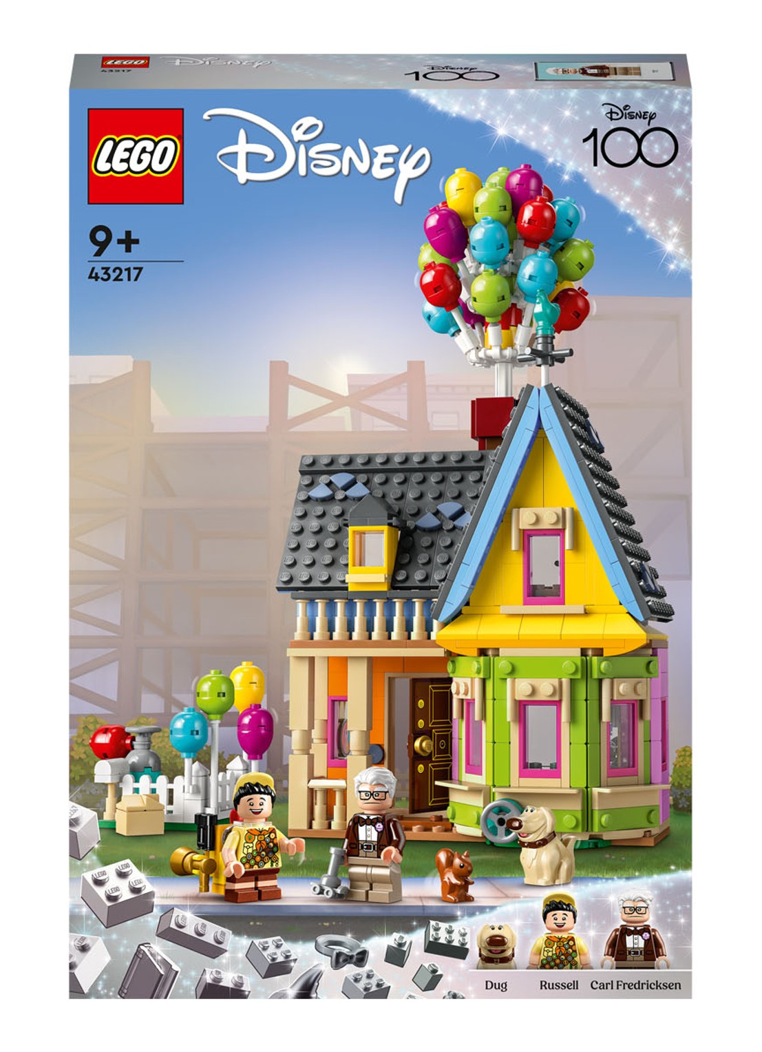 LEGO 'Up' huis bouwset 43217 - voorkant multicolor