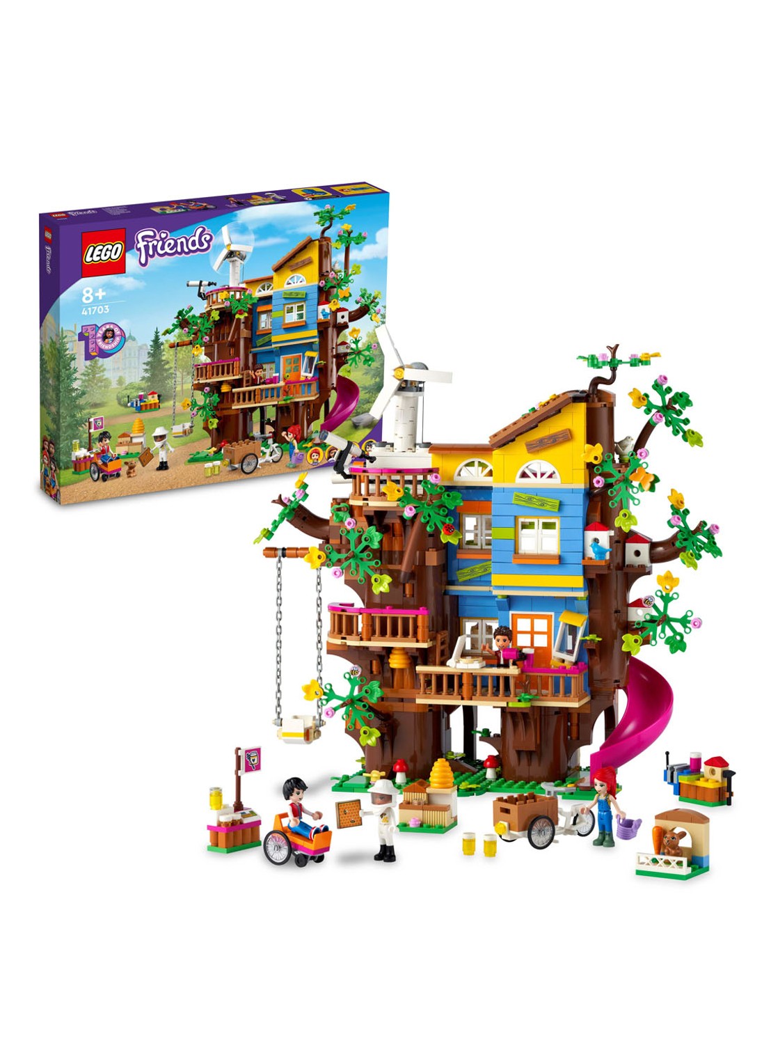 LEGO Vriendschapsboomhut bouwspeelgoed - 41703 - detail multicolor