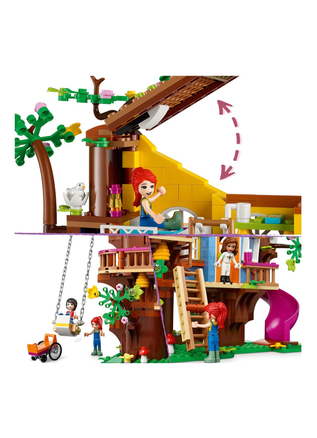 LEGO Vriendschapsboomhut bouwspeelgoed - 41703 - detail 2 multicolor