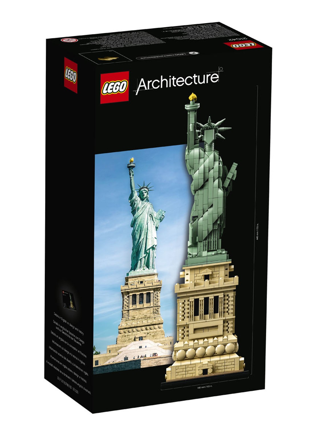 LEGO Vrijheidsbeeld - bouwset 21042 - detail 3 undefined