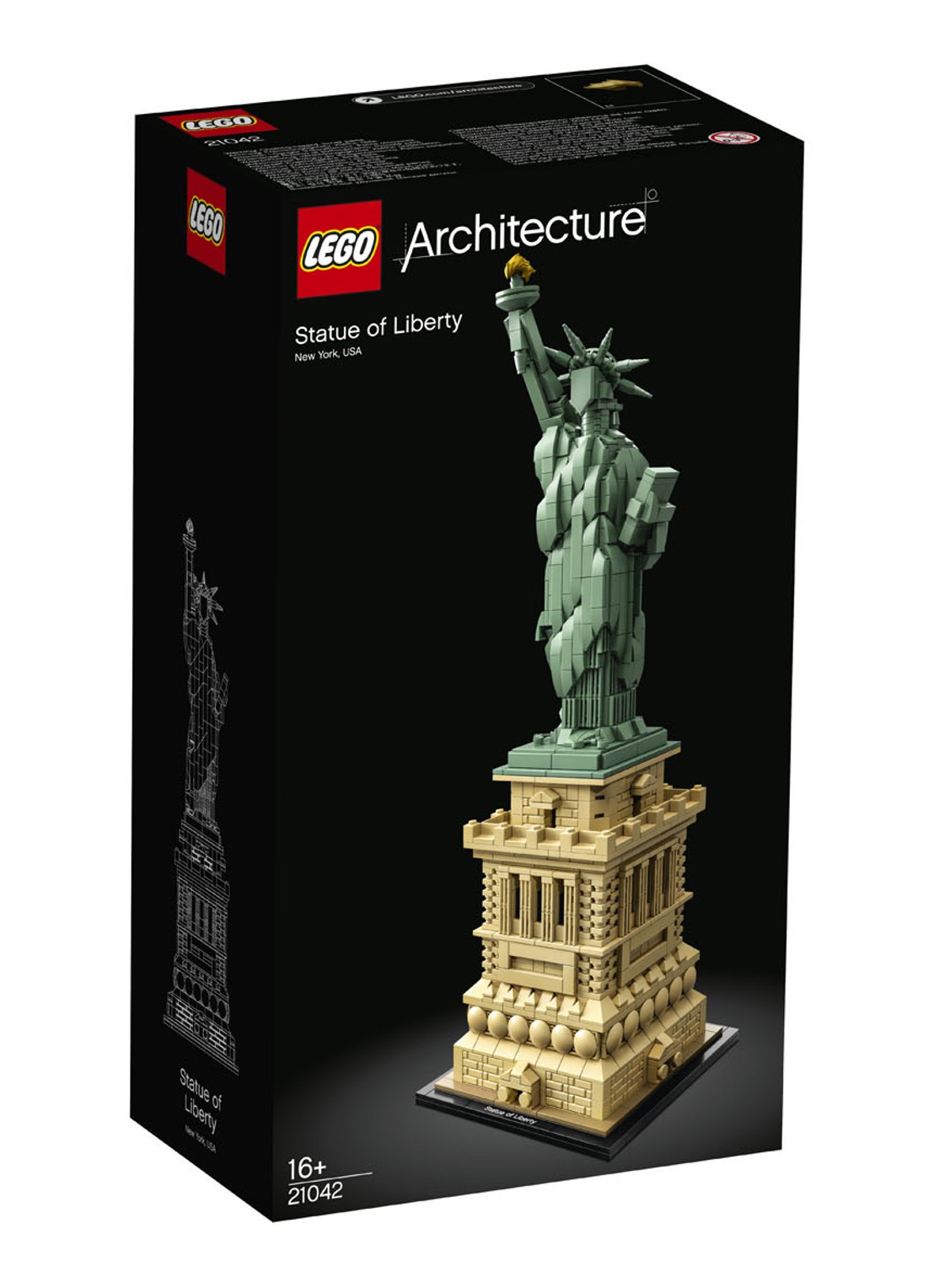 LEGO Vrijheidsbeeld - bouwset 21042 - voorkant undefined
