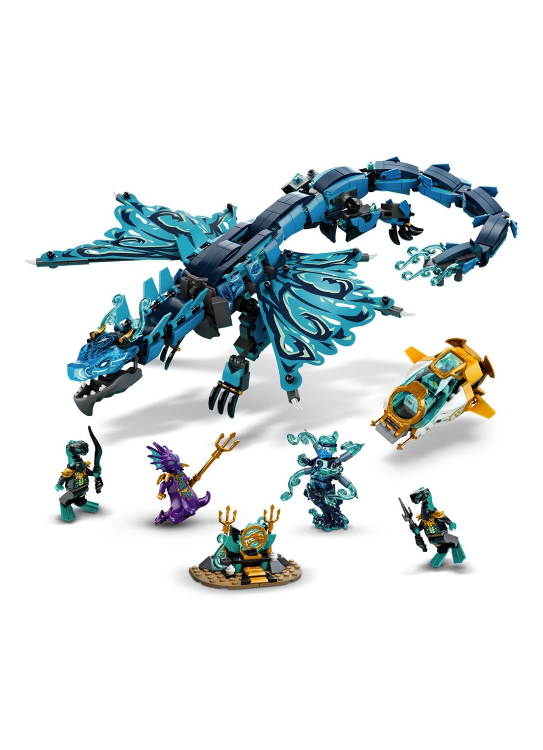 LEGO Waterdraak Speelgoed - 71754 - detail 2 blauw