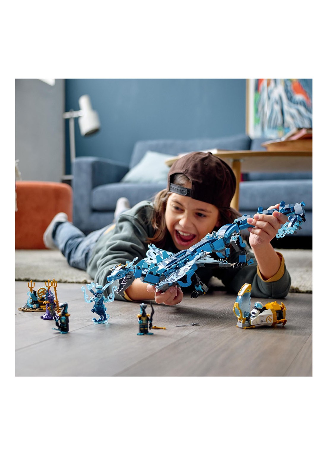 LEGO Waterdraak Speelgoed - 71754 - detail 5 blauw