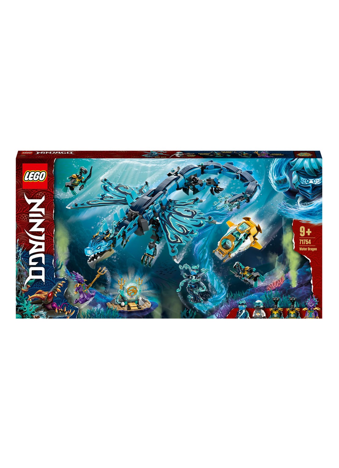 LEGO Waterdraak Speelgoed - 71754 - voorkant 6 blauw