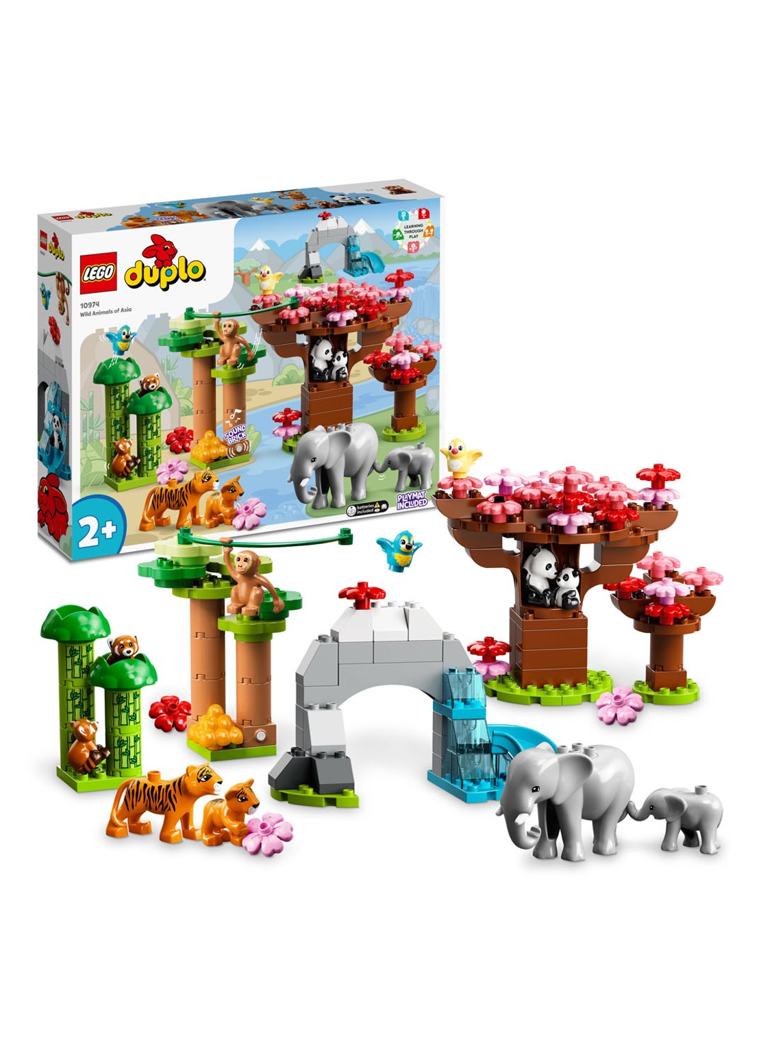 LEGO Wilde dieren van Azië - 10974 - detail multicolor