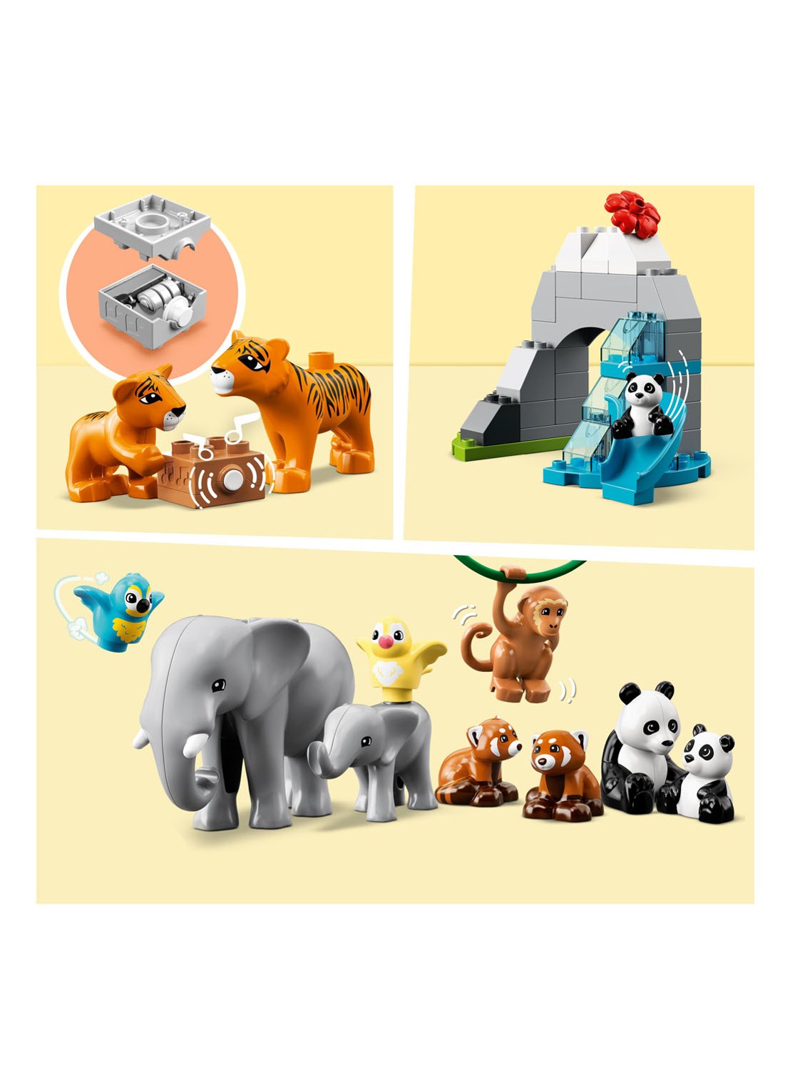 LEGO Wilde dieren van Azië - 10974 - detail 4 multicolor