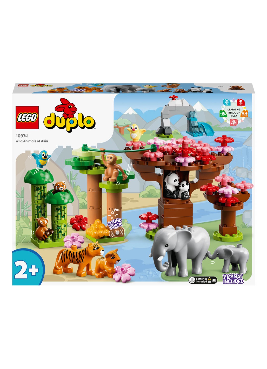 LEGO Wilde dieren van Azië - 10974 - voorkant 6 multicolor