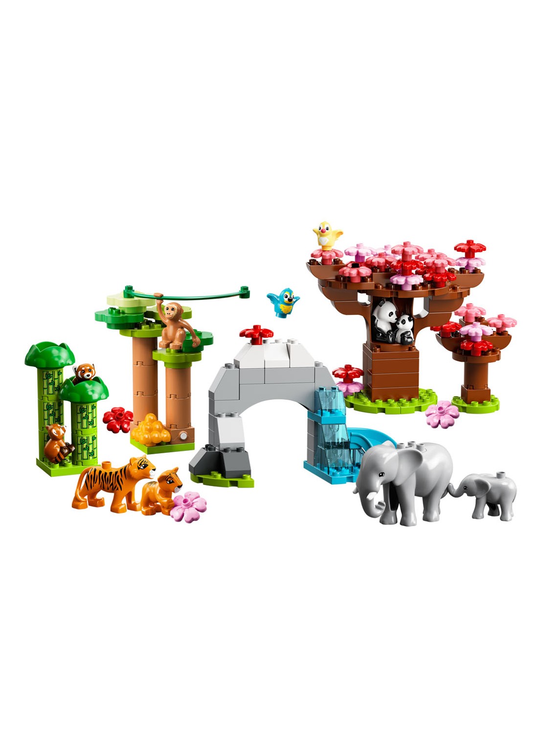 LEGO Wilde dieren van Azië - 10974 - voorkant 7 multicolor