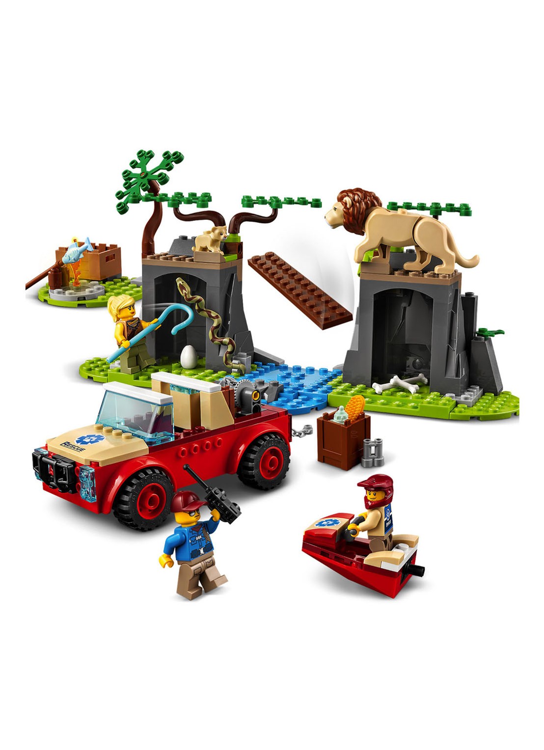 LEGO Wildlife Rescue off-roader - 60301 - detail 4 multicolor