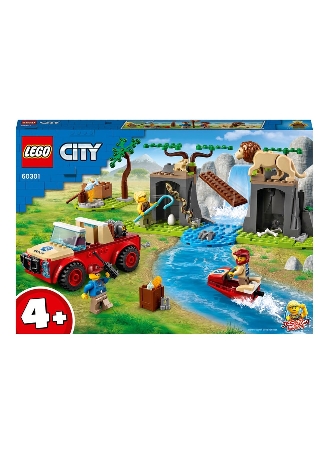 LEGO Wildlife Rescue off-roader - 60301 - voorkant multicolor
