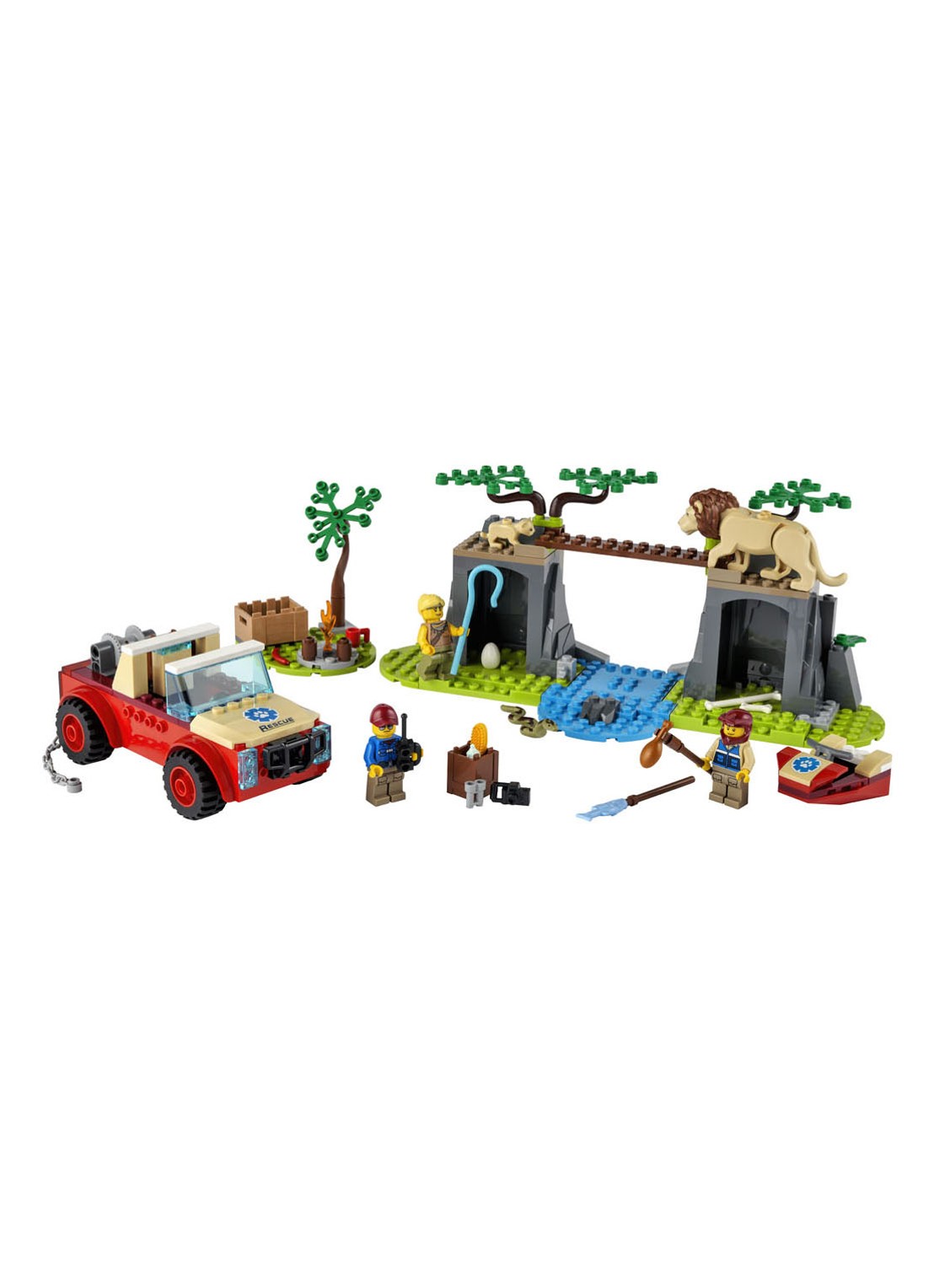 LEGO Wildlife Rescue off-roader - 60301 - voorkant 2 multicolor