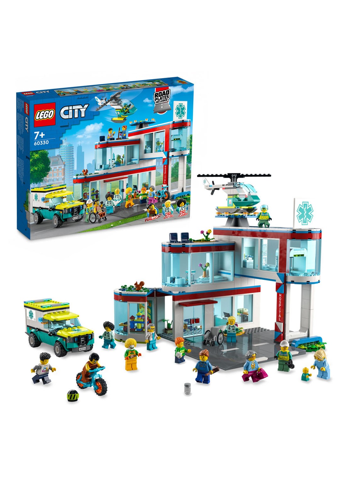 LEGO Ziekenhuis bouwspeelgoed - 60330 - detail 3 multicolor