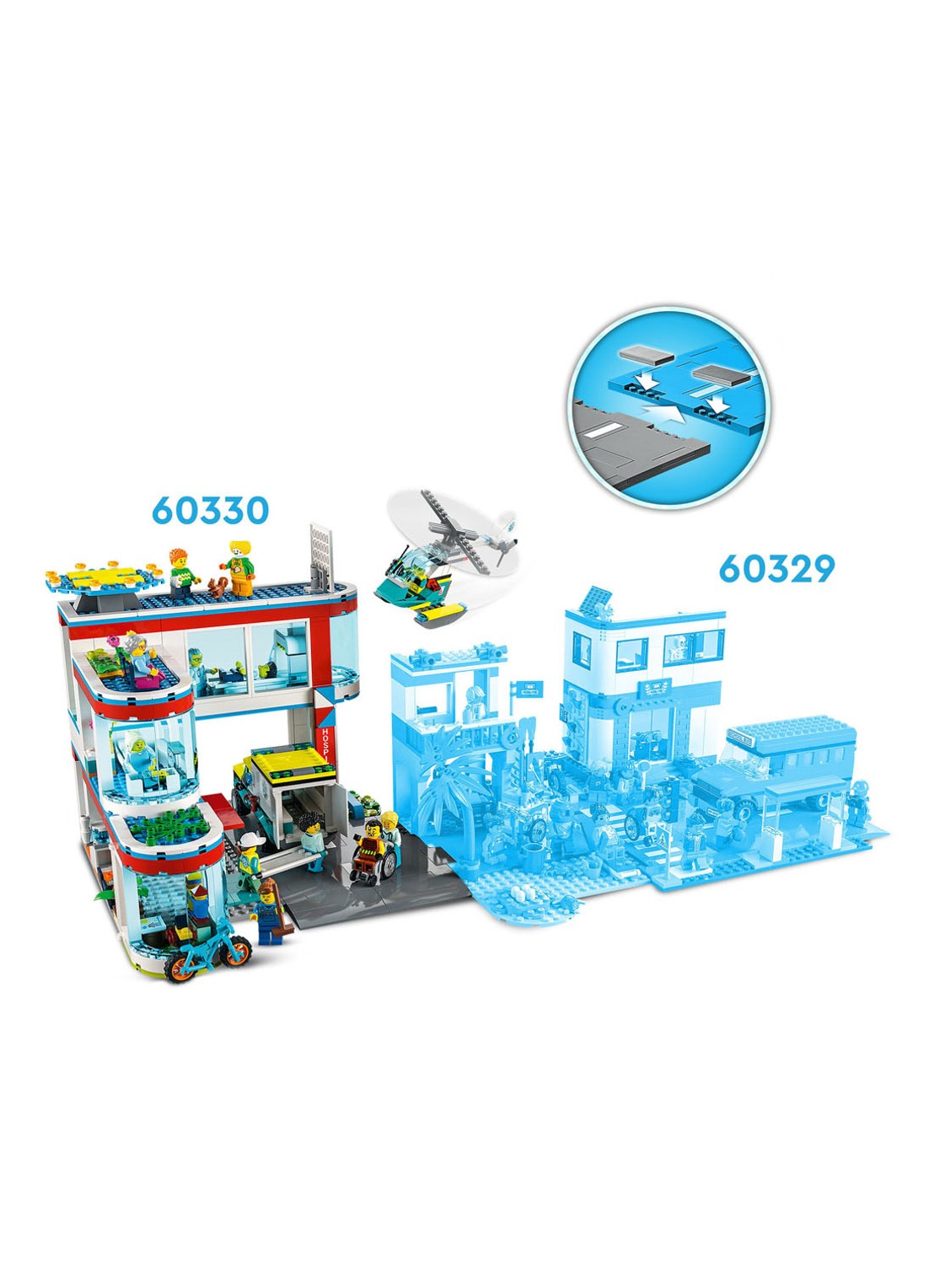 LEGO Ziekenhuis bouwspeelgoed - 60330 - detail 5 multicolor