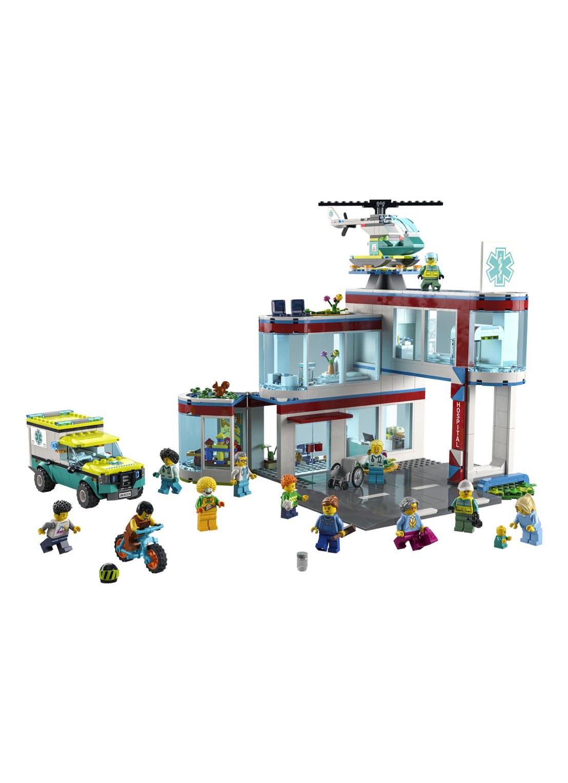 LEGO Ziekenhuis bouwspeelgoed - 60330 - voorkant 2 multicolor
