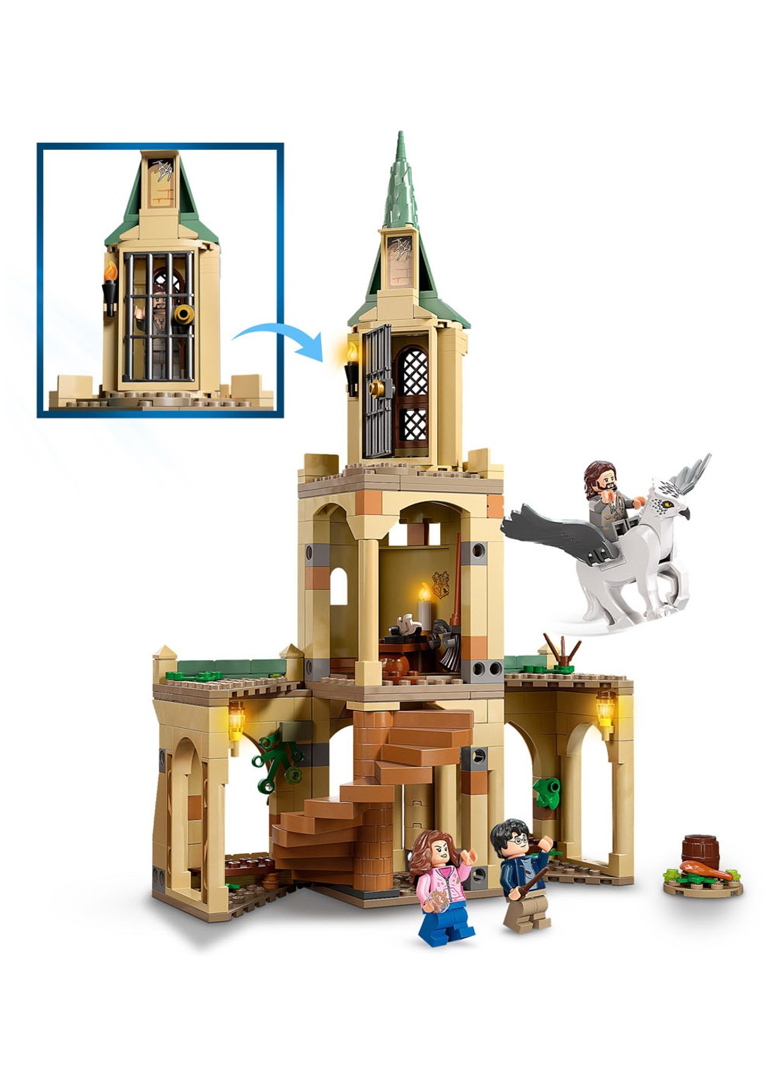 LEGO Zweinstein Binnenplaats: Sirius’ redding - 76401 - detail 2 multicolor