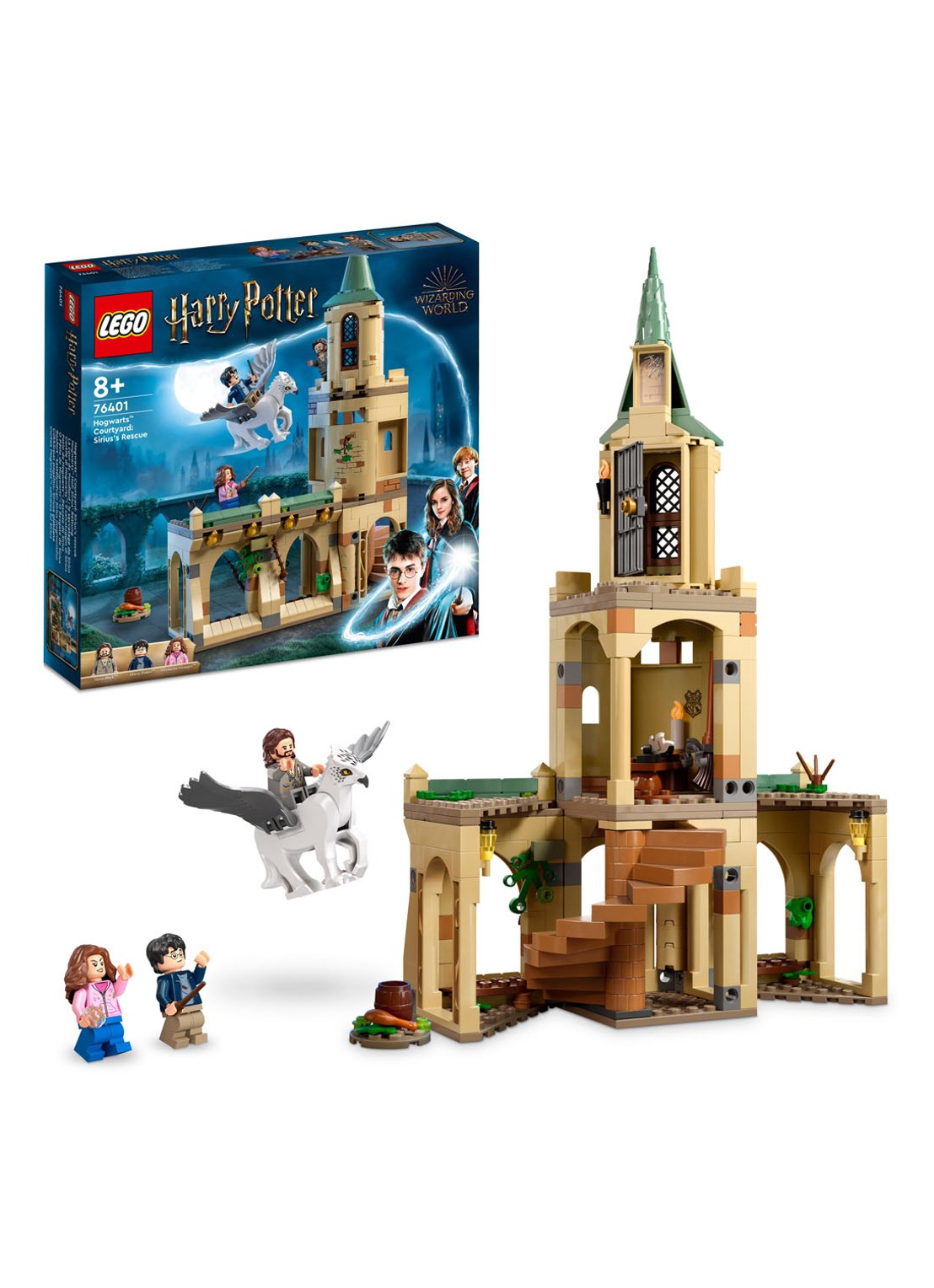 LEGO Zweinstein Binnenplaats: Sirius’ redding - 76401 - voorkant 7 multicolor