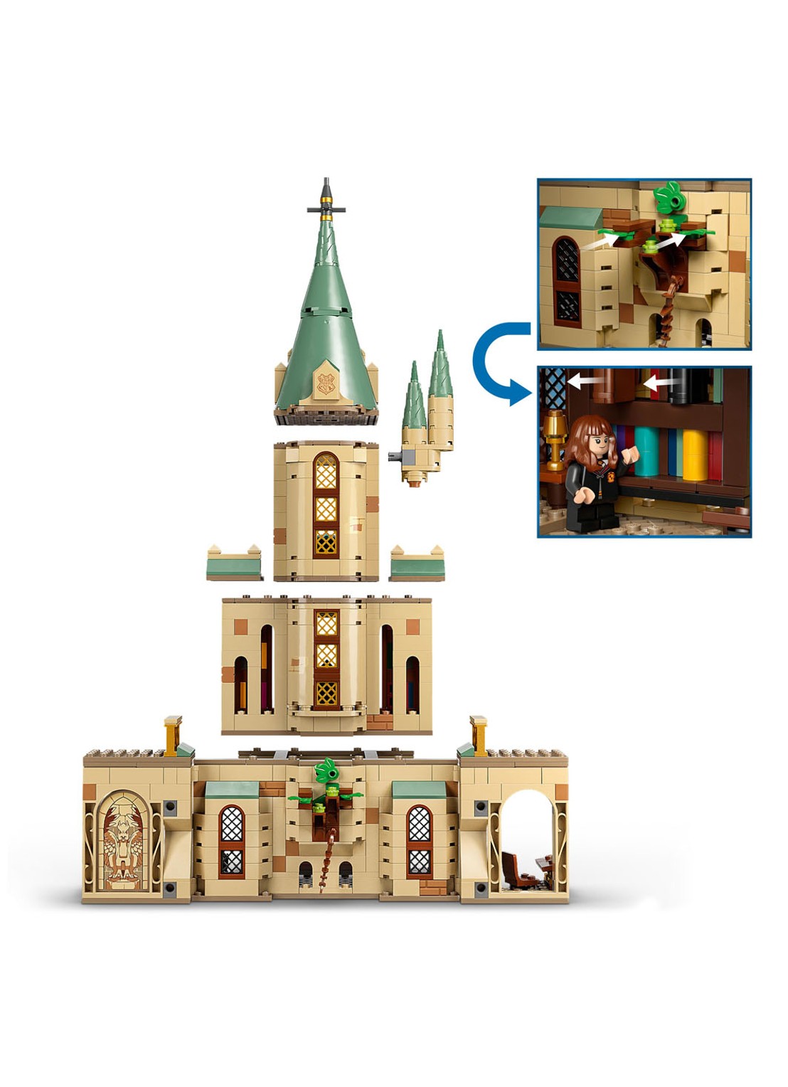 LEGO Zweinstein: Het kantoor van Perkamentus - 76402 - detail 5 multicolor