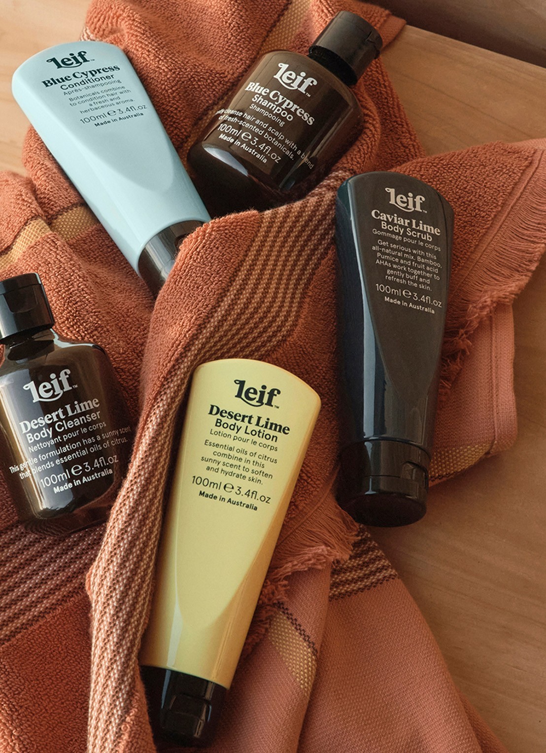Leif Desert Lime Travel Set - verzorgingsset - voorkant 4 undefined