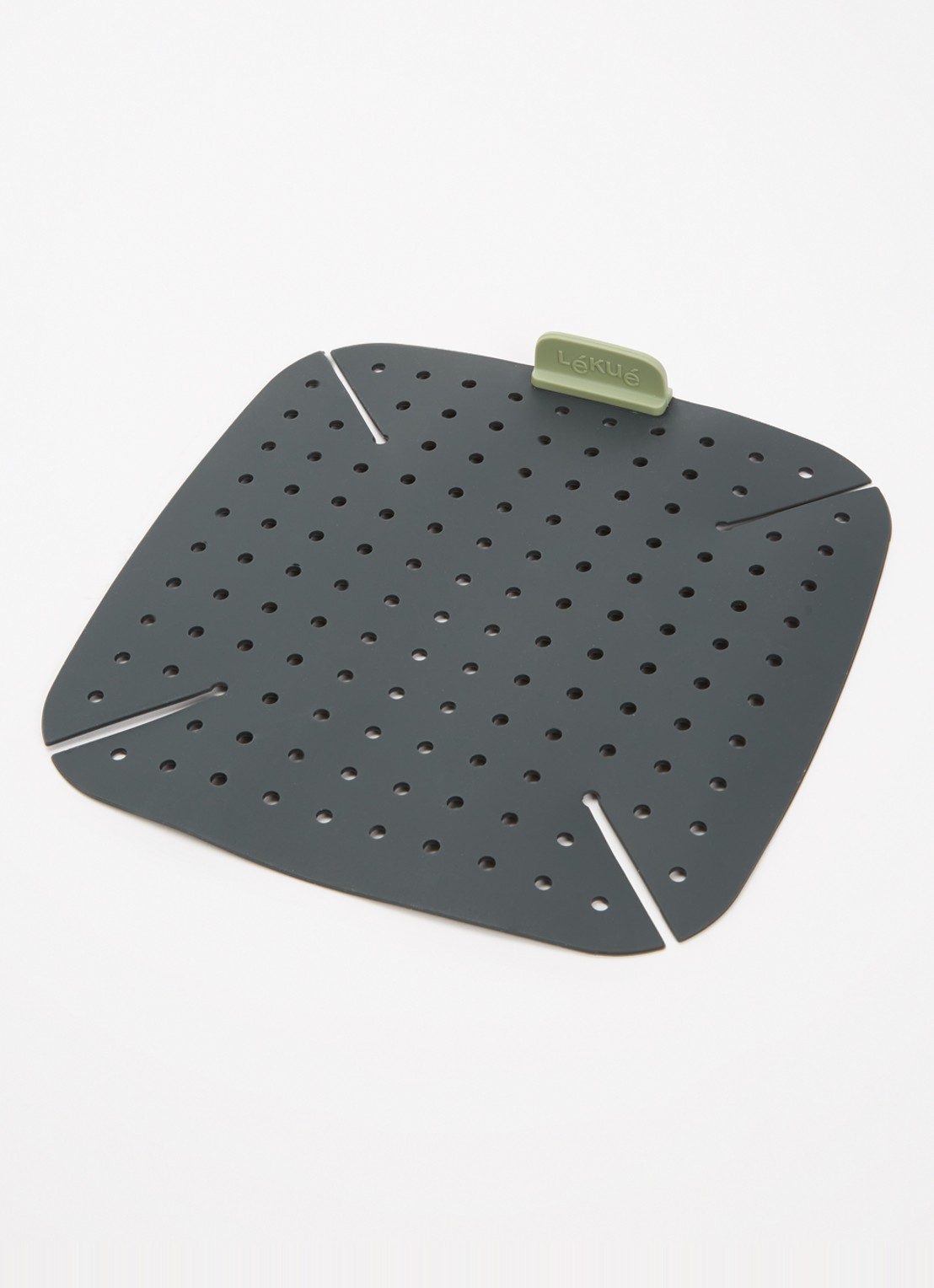 Lékué Airfryer bakmat 22,5 cm - voorkant 3 grijs