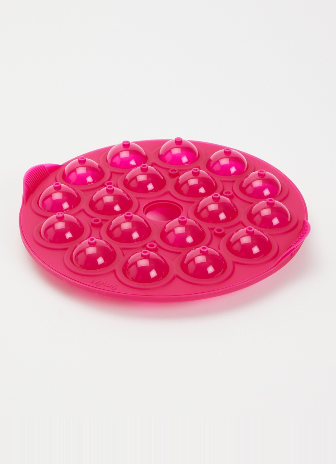 Lékué Bakvorm voor cake pops 18-vaks - voorkant 3 roze