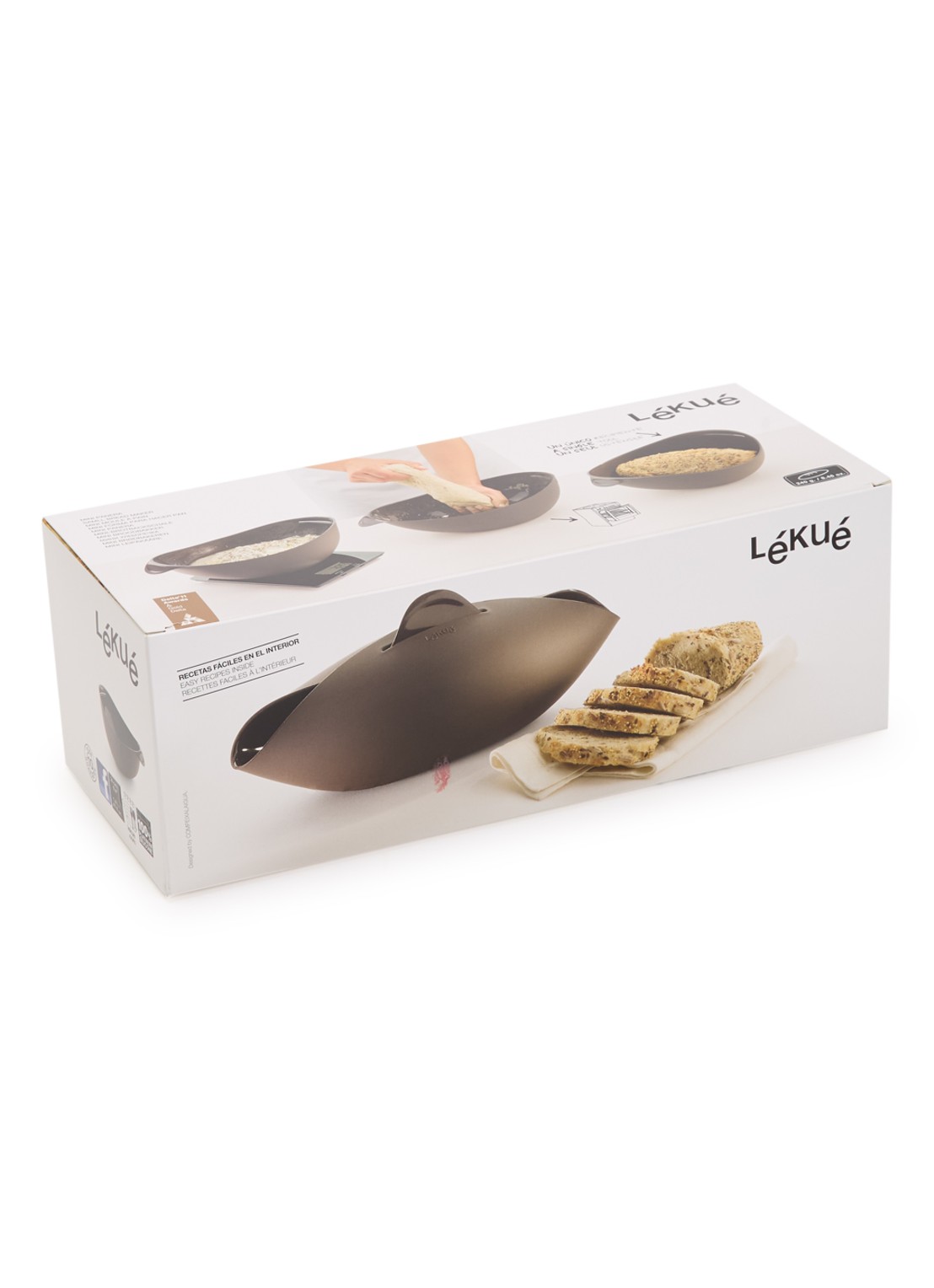 Lékué Broodmaker mini - voorkant 2 zwart