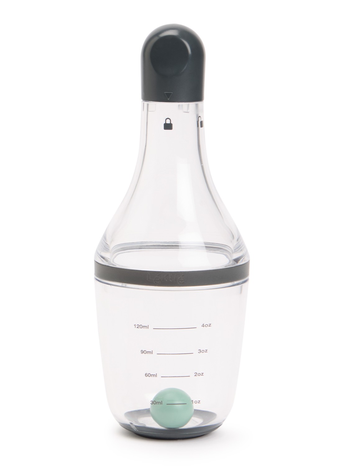 Lékué Dressing shaker - voorkant donkergrijs