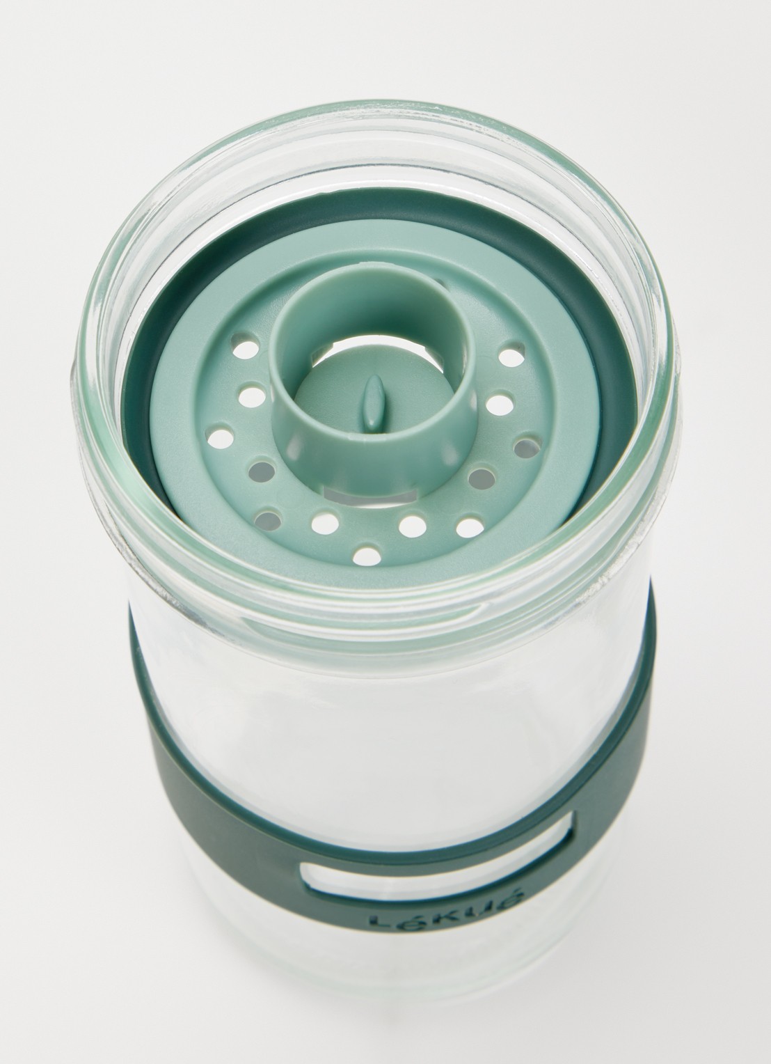 Lékué Fermentatie pot set van 2 - detail lindegroen