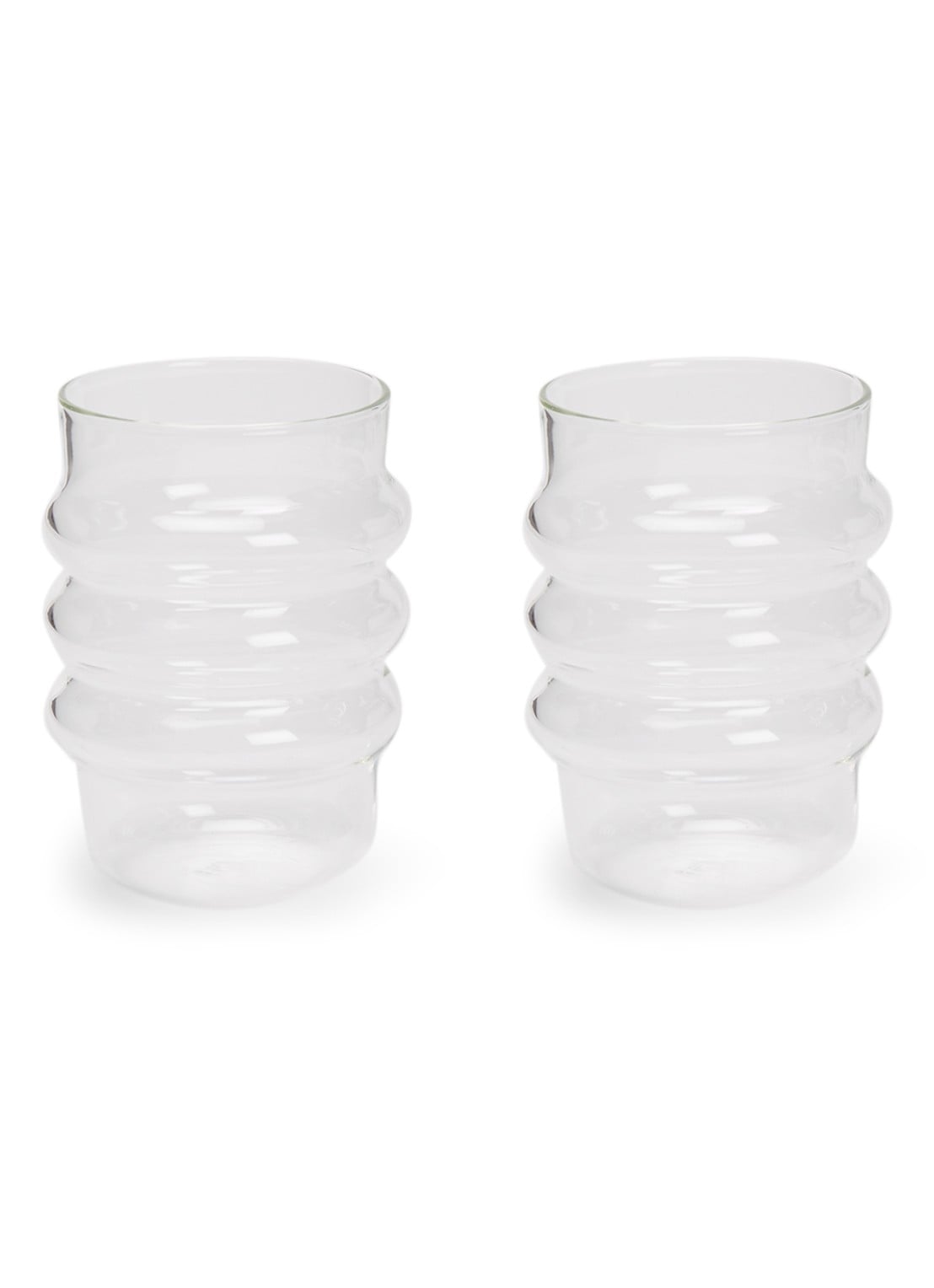 Leonardo Bubble glas 44 cl set van 2 - voorkant transparant