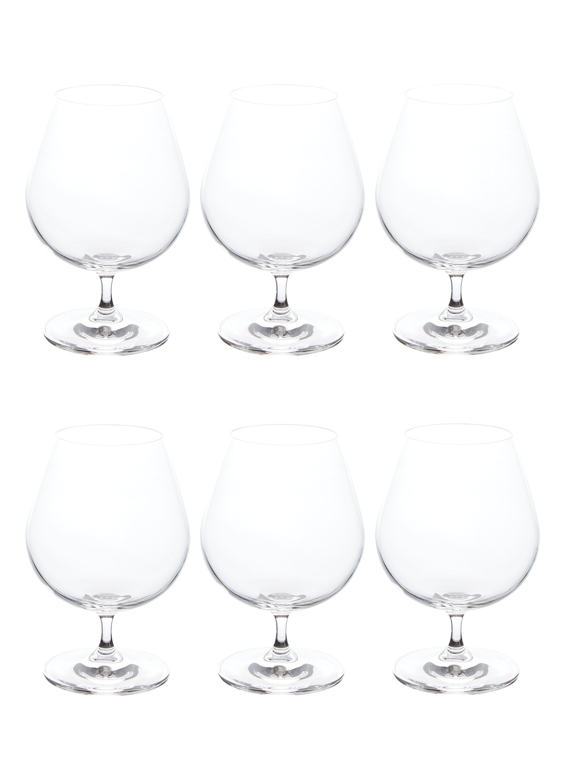 Leonardo Ciao+ cognacglas set van 6 - voorkant 2 transparant