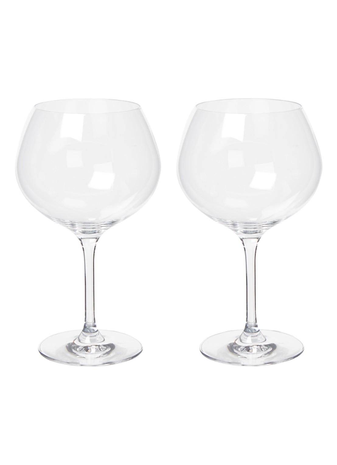Leonardo Gin & Tonic glas 63 cl set van 2 - voorkant 2 transparant