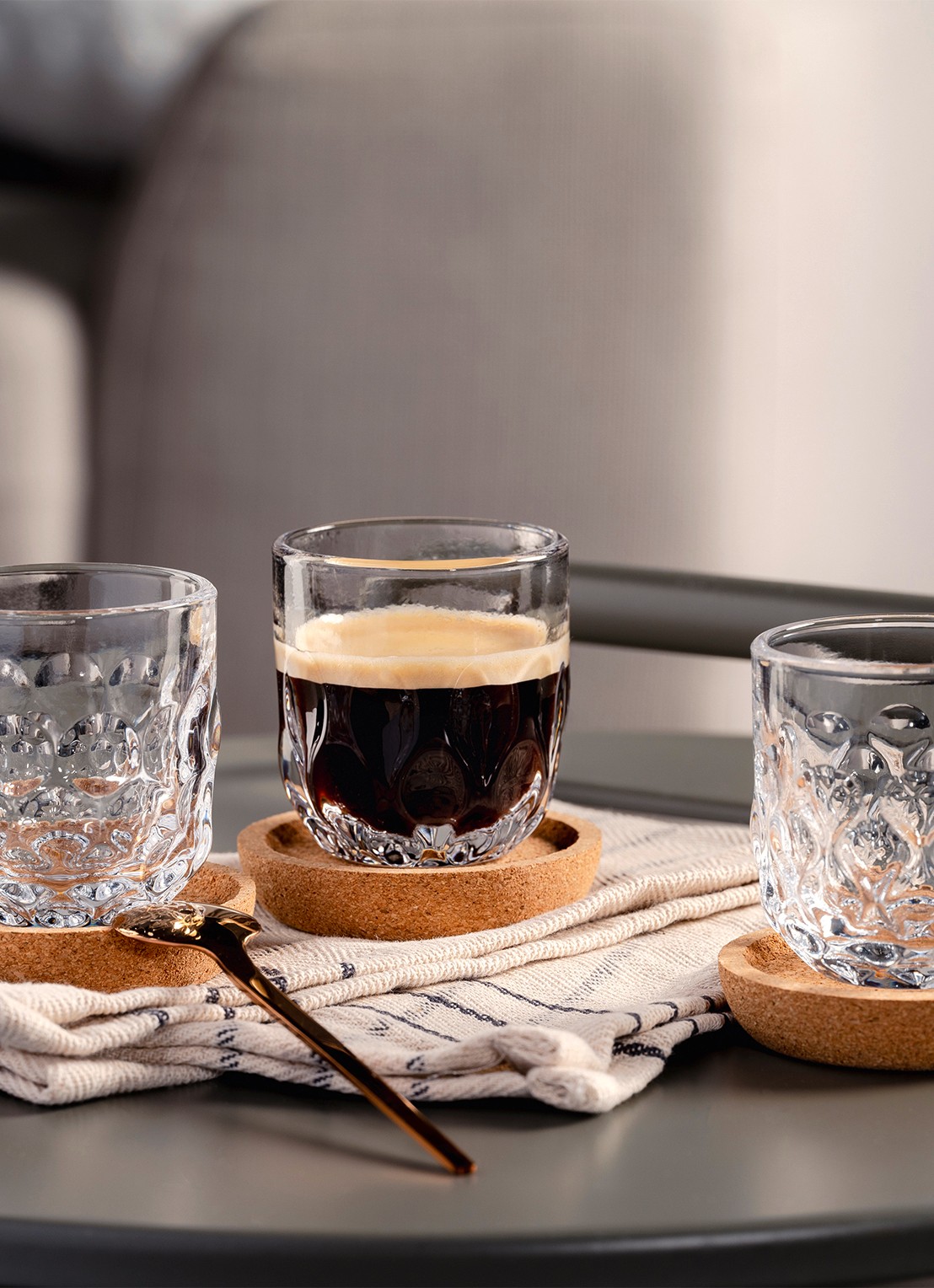 Leonardo Gocce espresso glas 6 cl set van 6  - voorkant 7 undefined