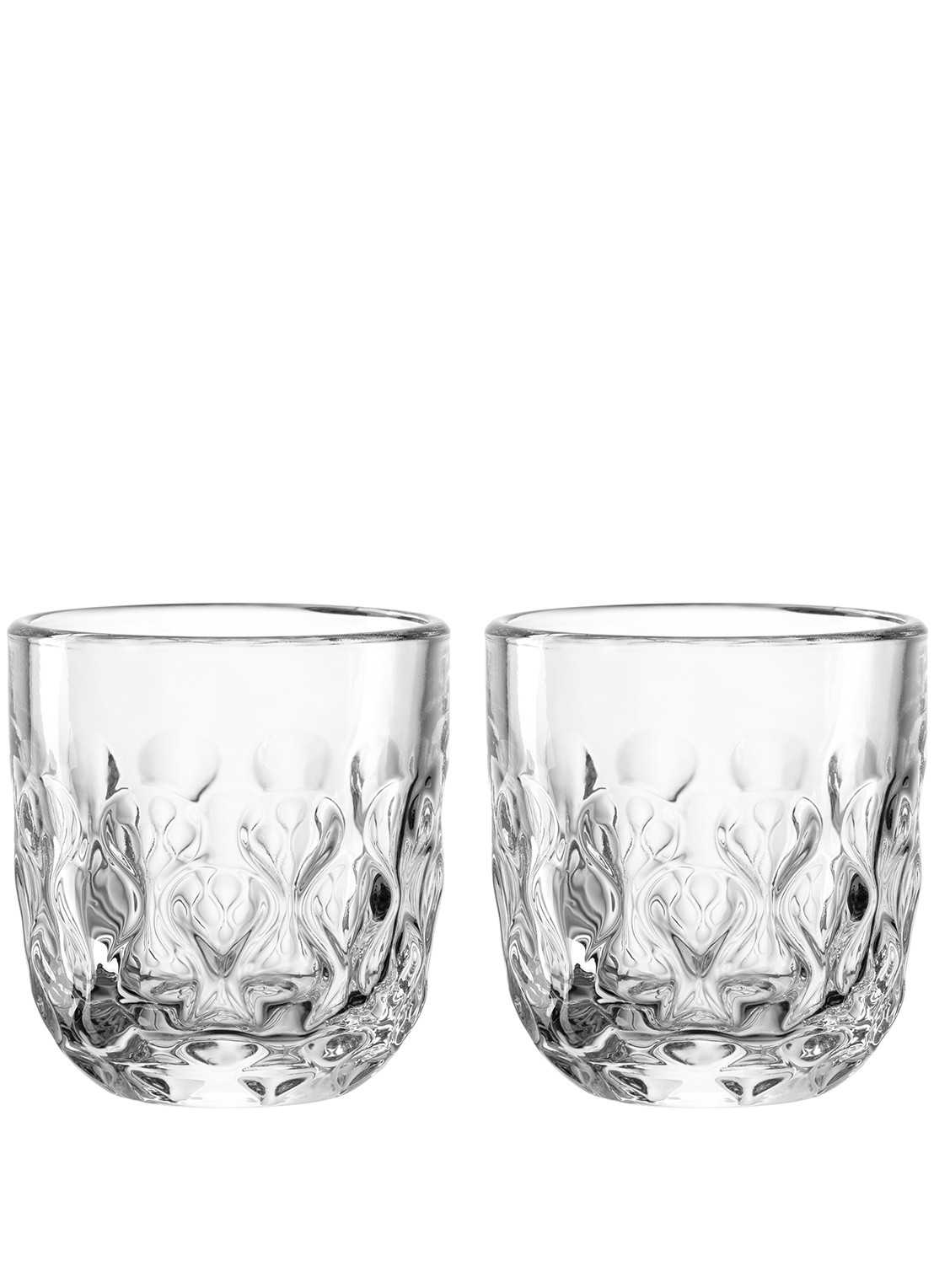 Leonardo Gocce espressokopje 6 cl set van 2 - voorkant transparant