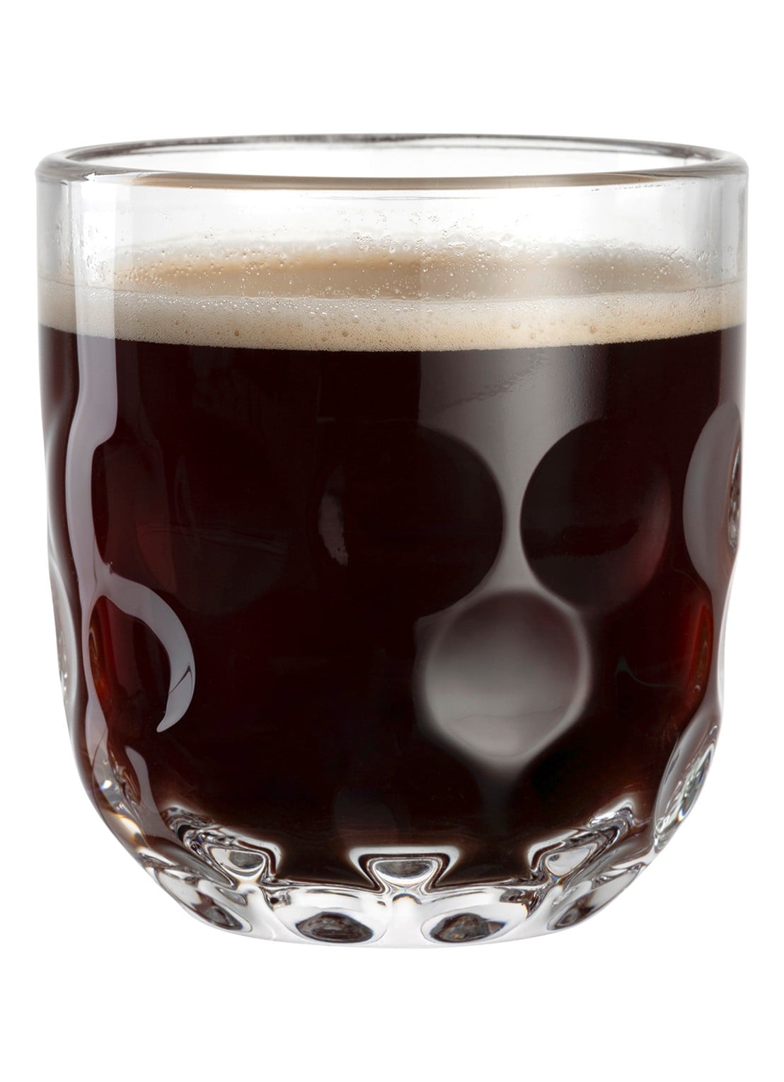 Leonardo Gocce koffieglas 22 cl set van 2 - detail transparant