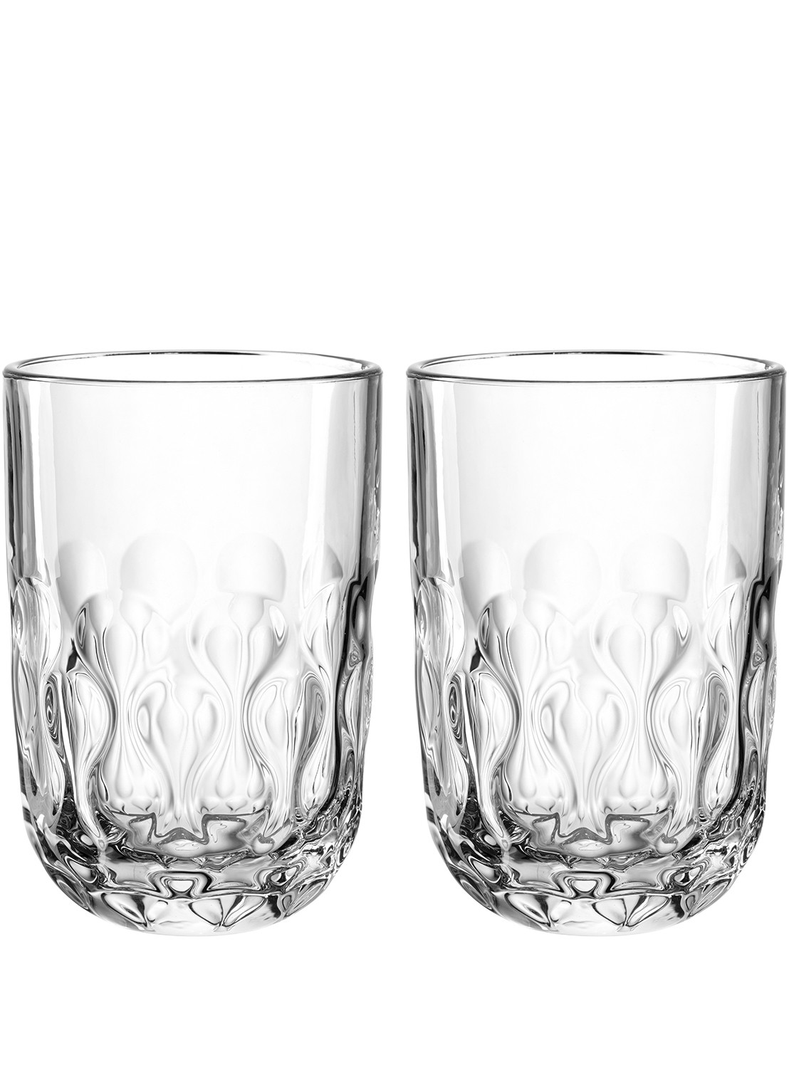 Leonardo Gocce Latte Macchiato glas 39 cl set van 2  - voorkant 6 undefined